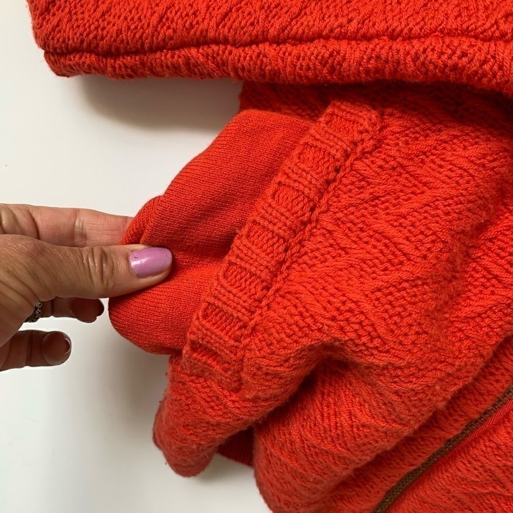 Lucky Brand Jaquard Moto Sweater Jacket - Picture 6 of 14